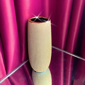 Porcelain Vase Europe Czech Gold Texture Ceramic Gift Bud Vase